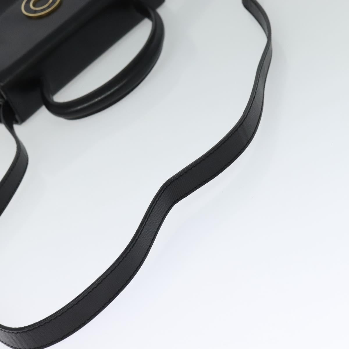 Celine Circle Logo Handbag Leather