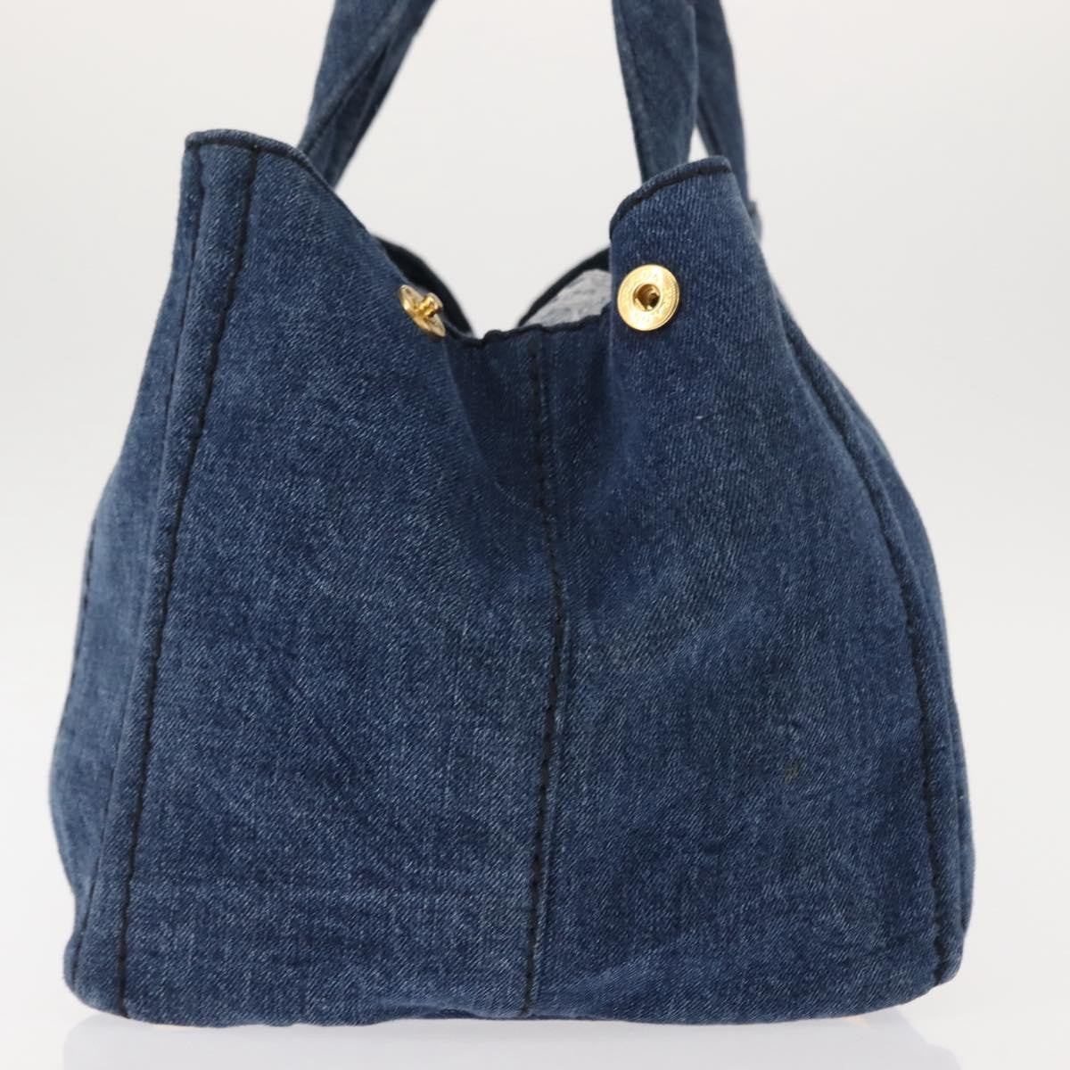 Prada Canapa Convertible Tote Denim