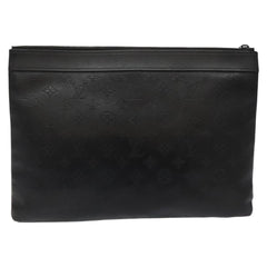 Louis Vuitton Discovery Pochette Monogram Shadow Leather