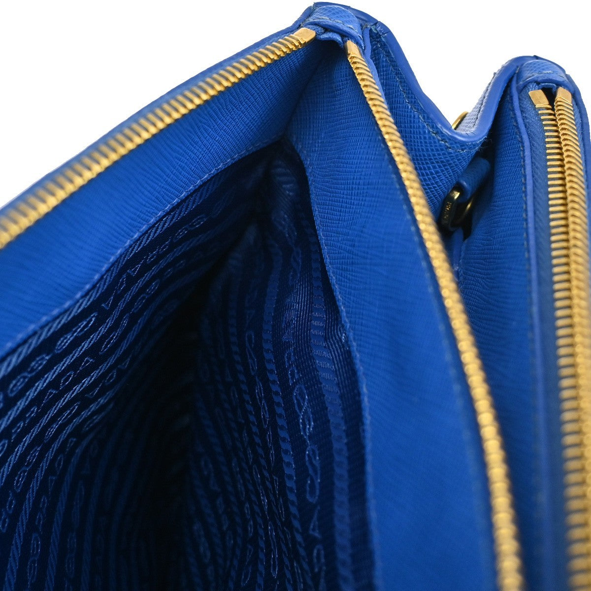 Prada Double Zip Tote Leather