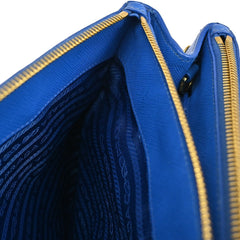 Prada Double Zip Tote Leather