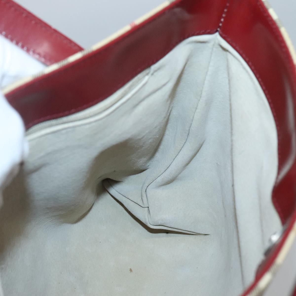 Burberry Nova Check Tote Canvas and Leather