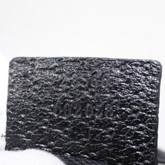 Gucci Vintage Double Belt Bag GG Canvas with Leather