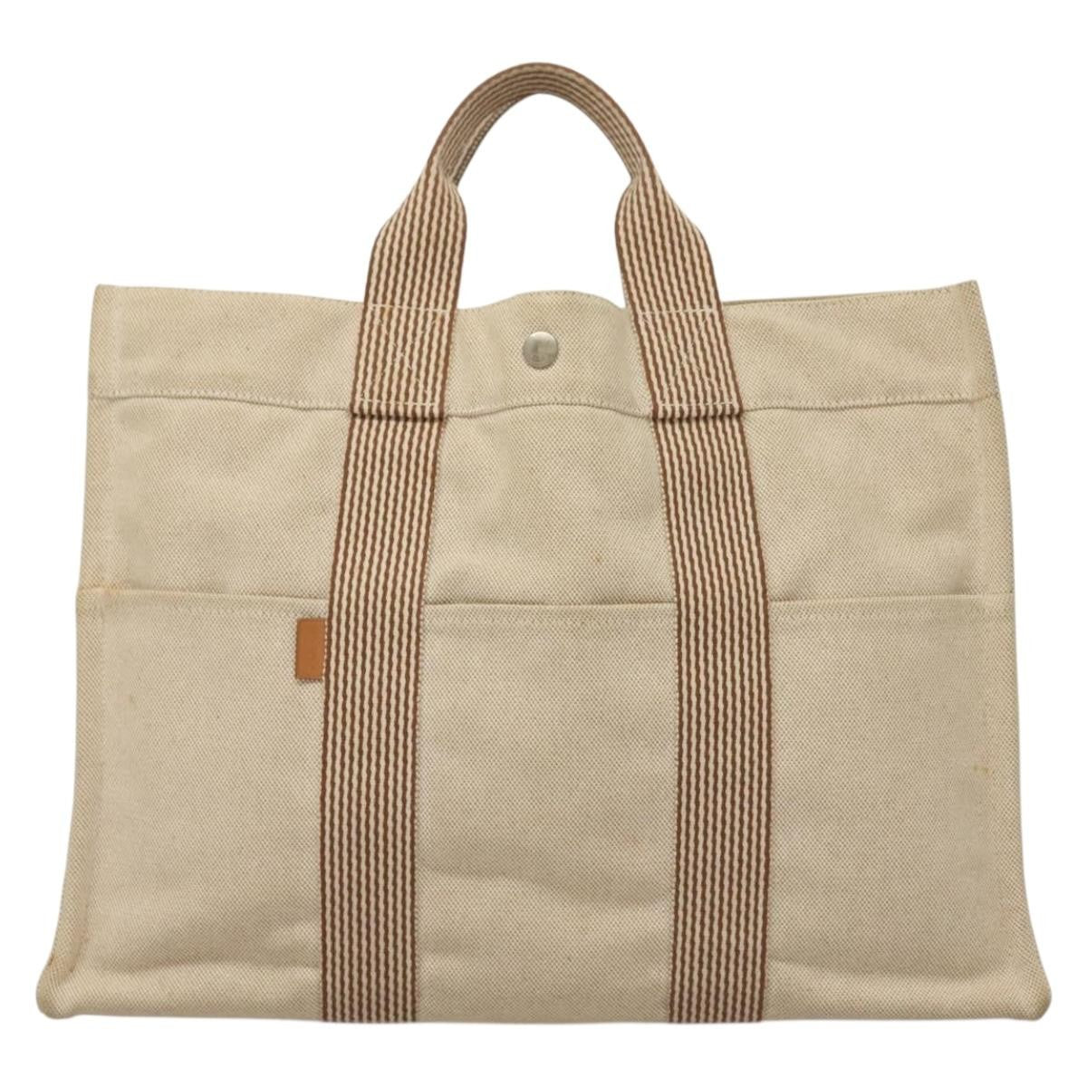 Hermes Fourre Tout Tote Toile