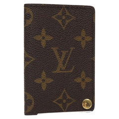 Louis Vuitton Porte Cartes Pression Card Case Monogram Canvas