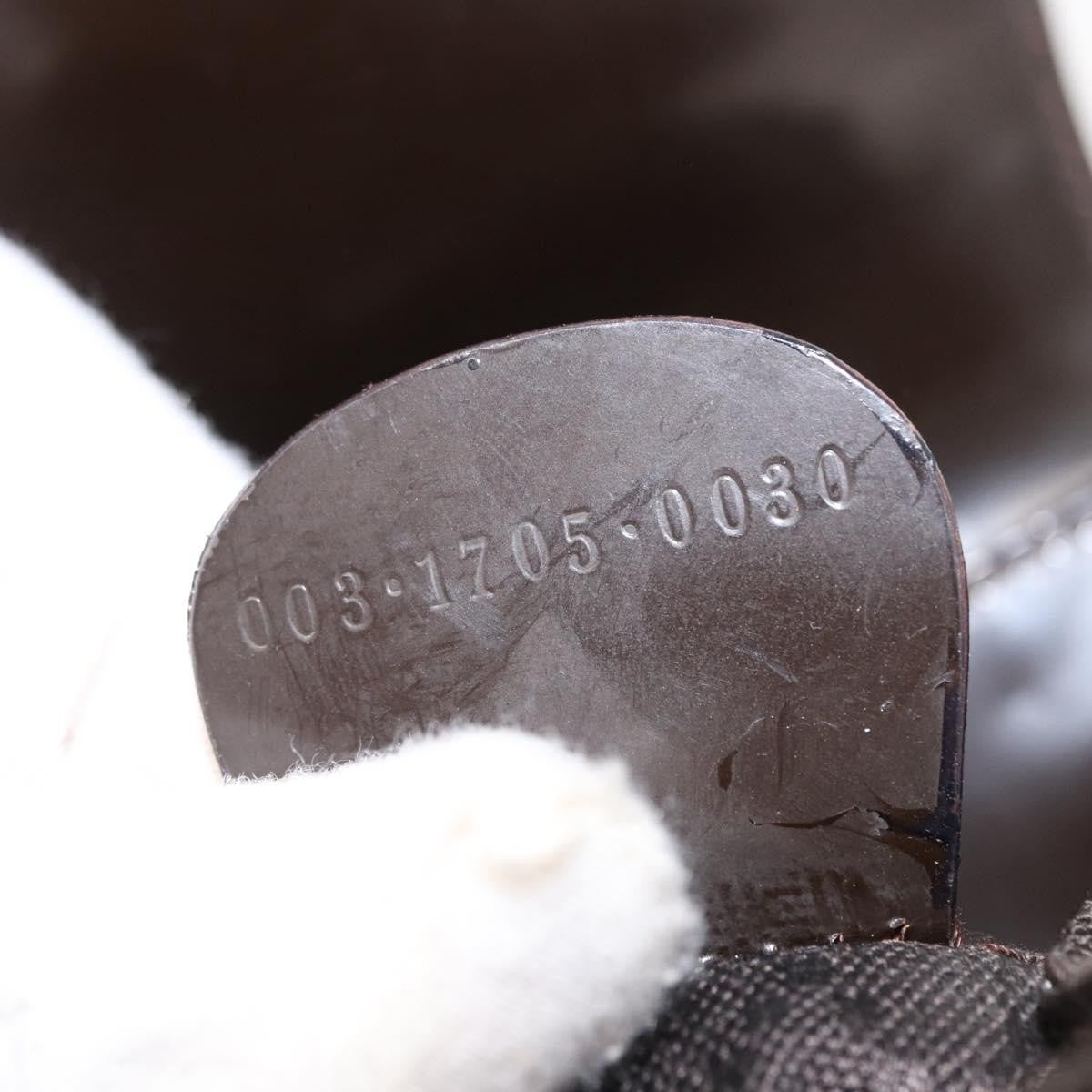 Gucci Vintage Bamboo Backpack Nylon and Patent Leather