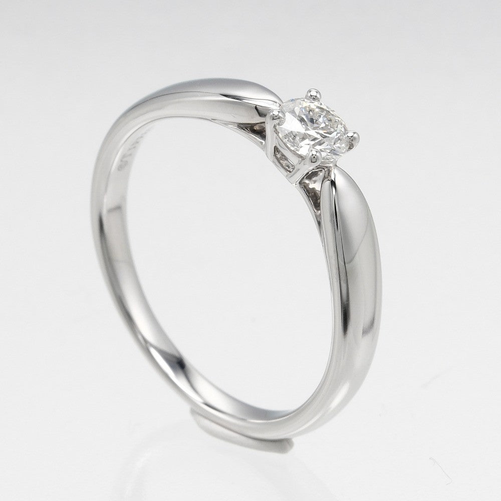 Tiffany & Co. Harmony Solitaire Ring Platinum with RBC Diamond