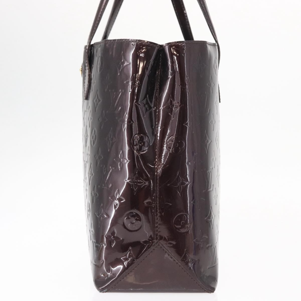 Louis Vuitton Wilshire Handbag Monogram Vernis