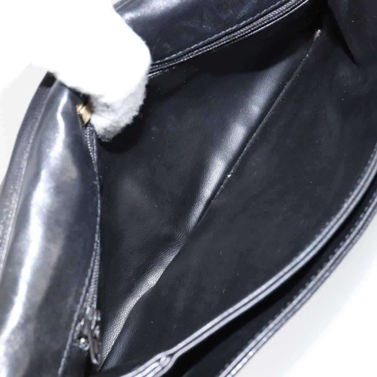 Bally Vintage Chain Shoulder Bag Quilted Leather