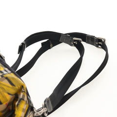 Burberry Graffiti Rucksack Backpack Vintage Check Canvas