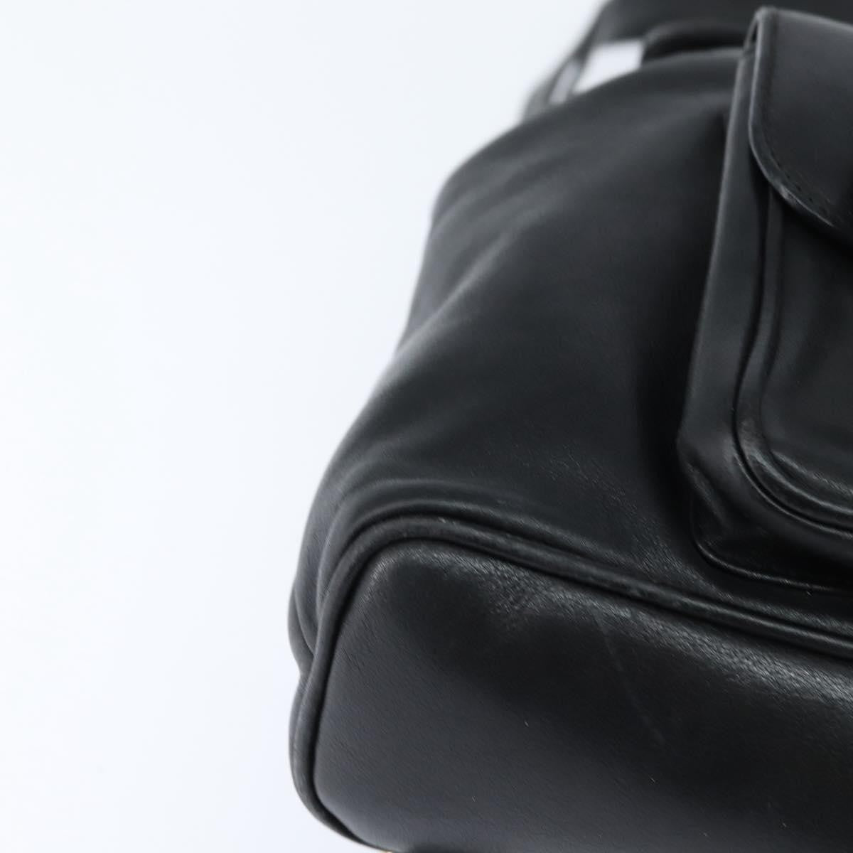 Gucci Vintage Bamboo Backpack Leather