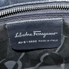 Salvatore Ferragamo Vala Shoulder Bag Canvas