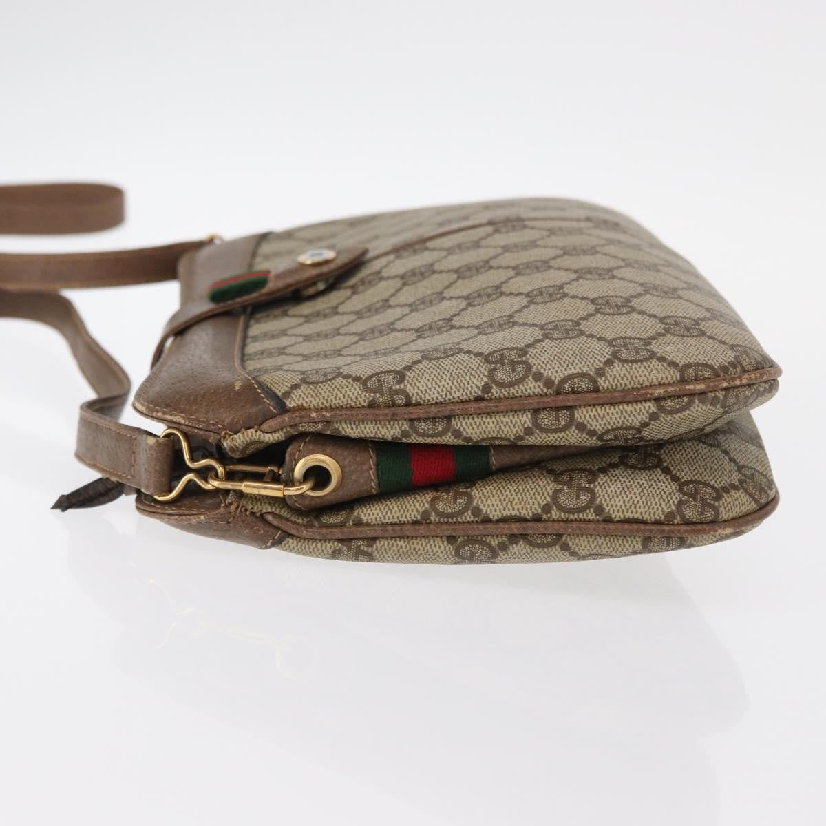 Gucci Vintage Shoulder Bag GG Coated Canvas
