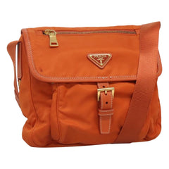 Prada Buckle Messenger Bag Tessuto