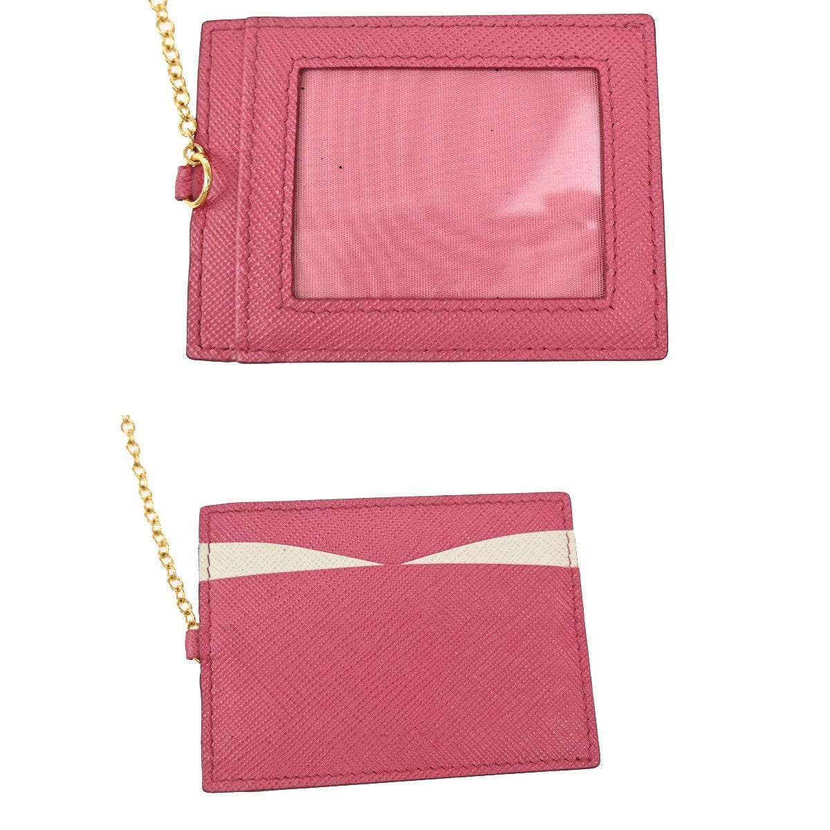 Prada Flap Wallet with Card Holder Saffiano Leather