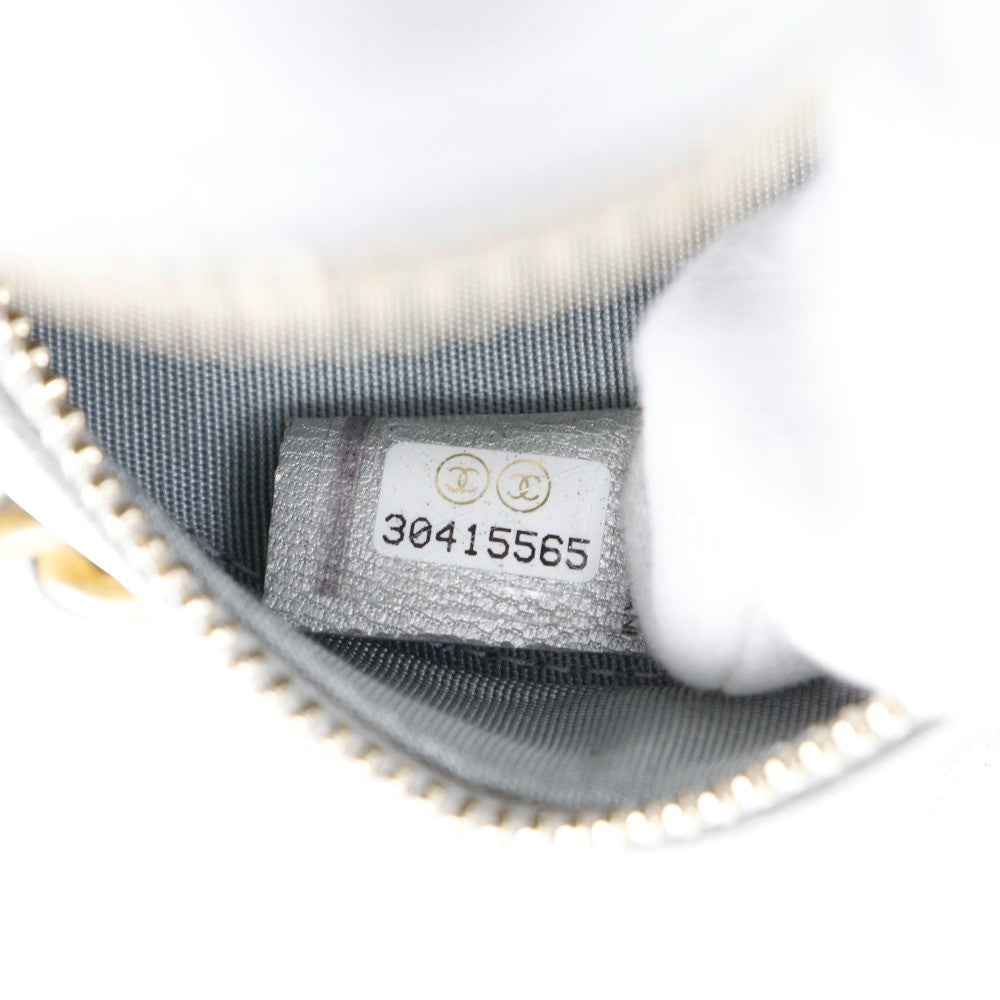 Chanel 19 Round Clutch with Chain Quilted Leather