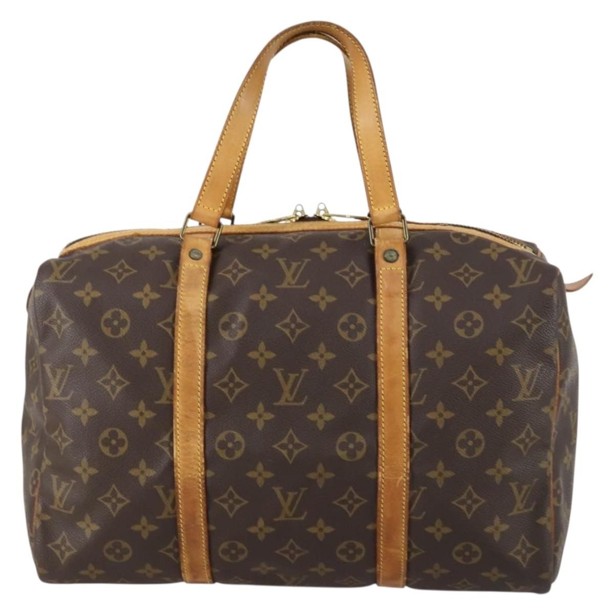 Louis Vuitton Sac Souple Handbag Monogram Canvas
