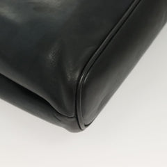 Bally Vintage Chain Shoulder Bag Quilted Leather