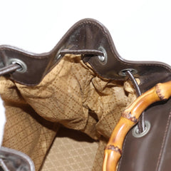 Gucci Vintage Bamboo Sling Backpack Nylon