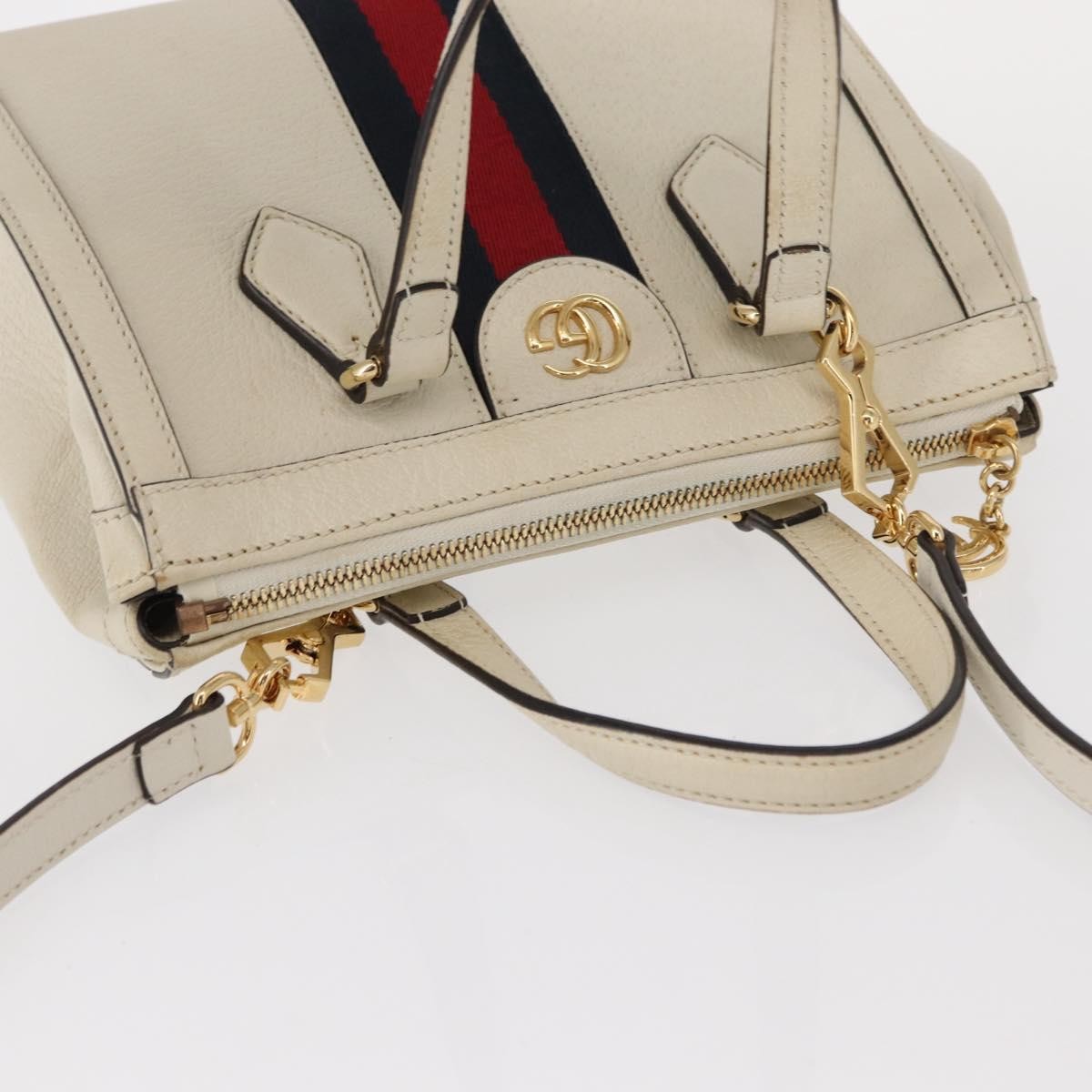Gucci Ophidia Top Handle Tote Leather
