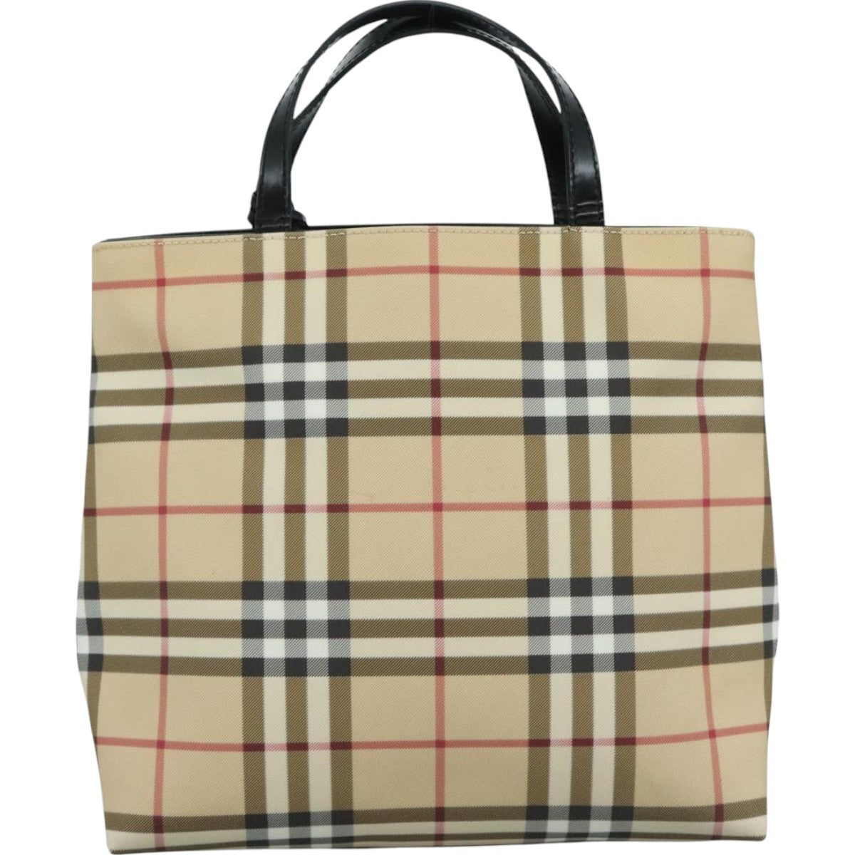 Burberry Top Handle Tote Nova Check Canvas