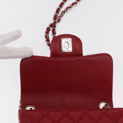 Chanel Square Classic Single Flap Bag Quilted Lambskin