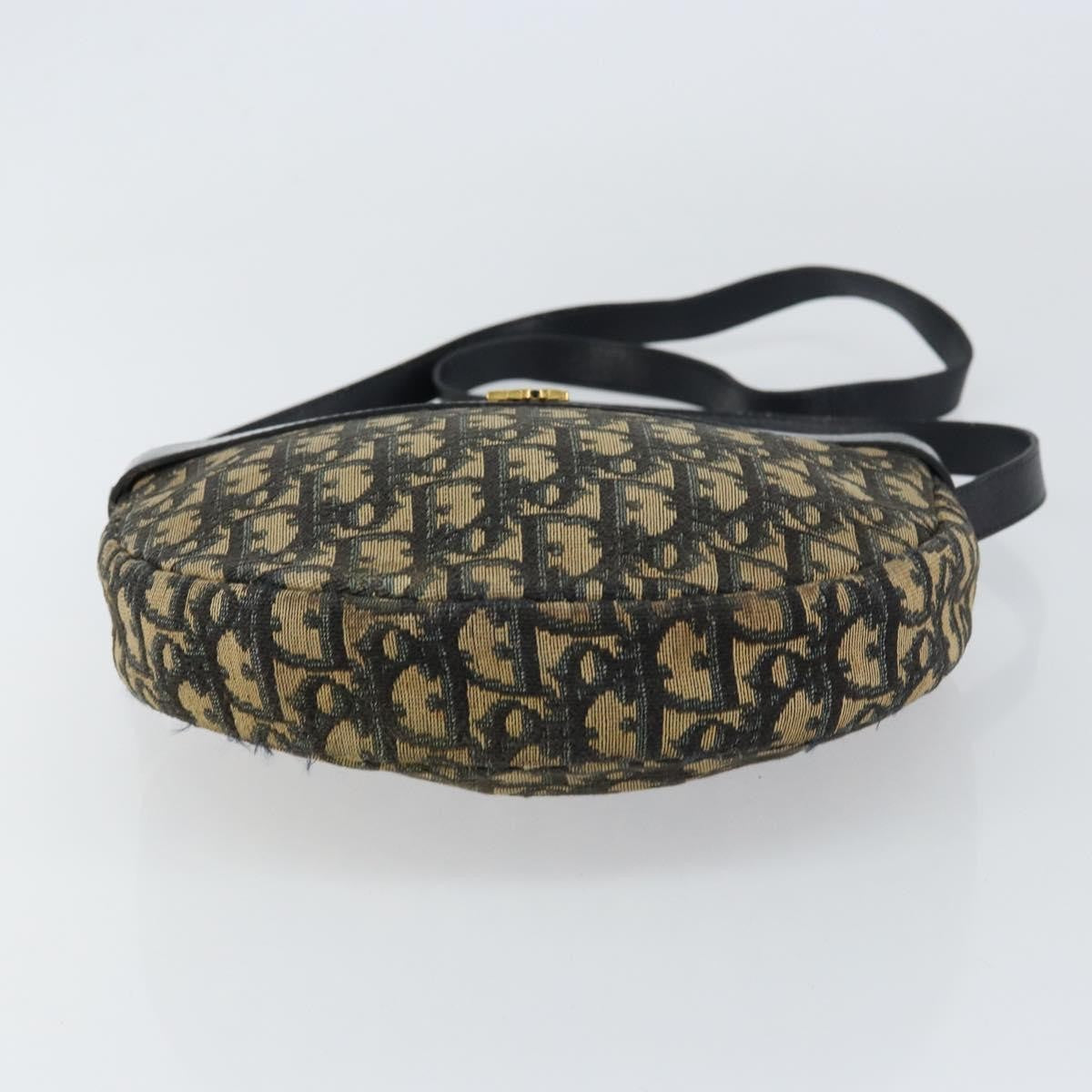 Christian Dior Vintage Trotter Shoulder Bag Canvas