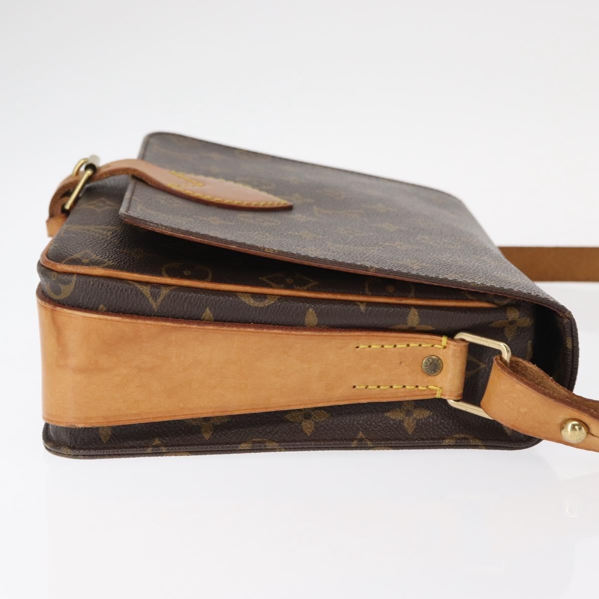 Louis Vuitton Cartouchiere Handbag Monogram Canvas