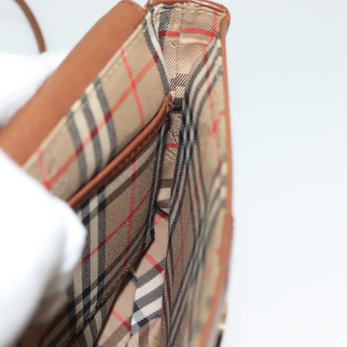 Burberry Flap Shoulder Bag Leather