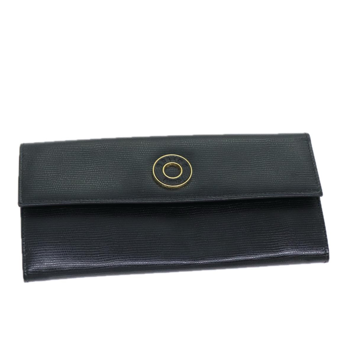 Celine Circle Logo Compact Wallet Leather