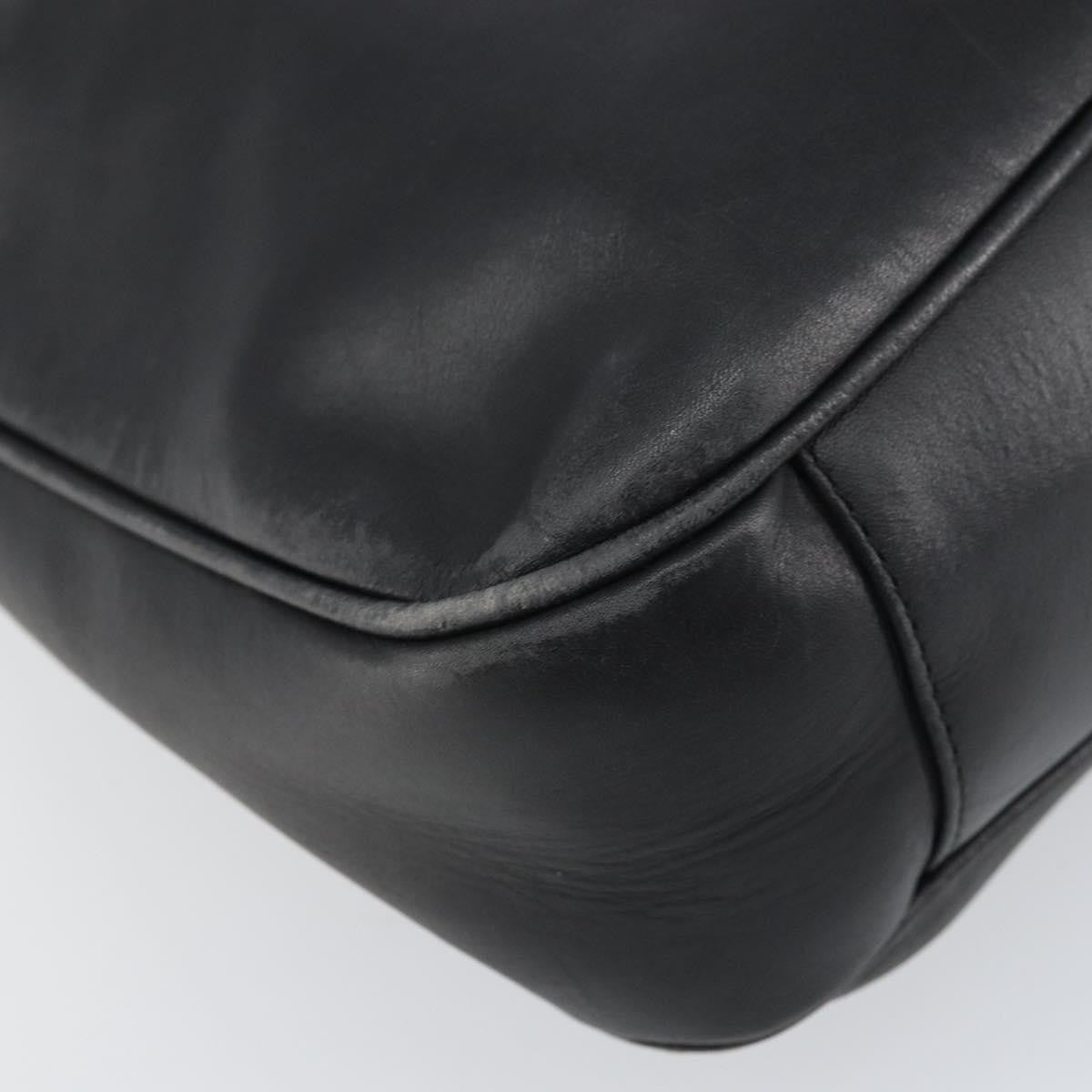 Gucci Vintage Bamboo Handle Open Hobo Leather