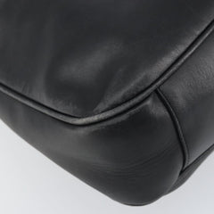 Gucci Vintage Bamboo Handle Open Hobo Leather