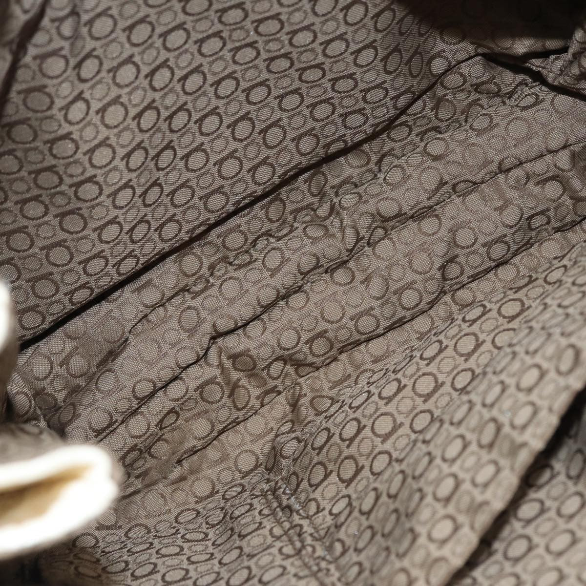 Salvatore Ferragamo Gancini Shoulder Bag Leather