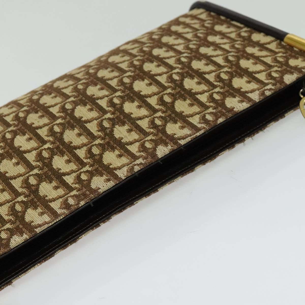 Christian Dior Vintage Trotter Shoulder Bag Canvas