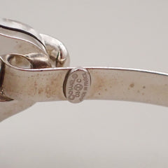 Chanel CC Logo Mirror Bangle Bracelet Metal and Plastic