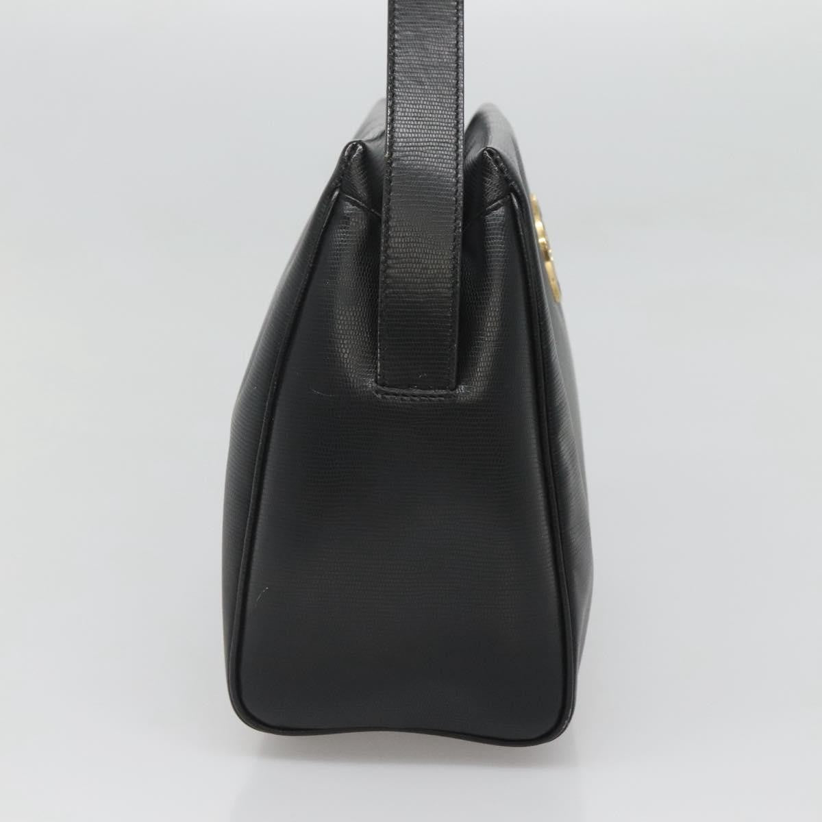 Celine Circle Logo Handbag Leather