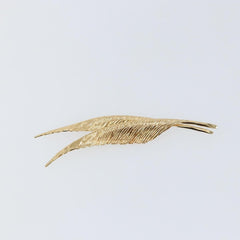 Christian Dior Vintage feather Metal