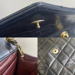 Chanel Vintage Envelope Flap Bag Quilted Lambskin