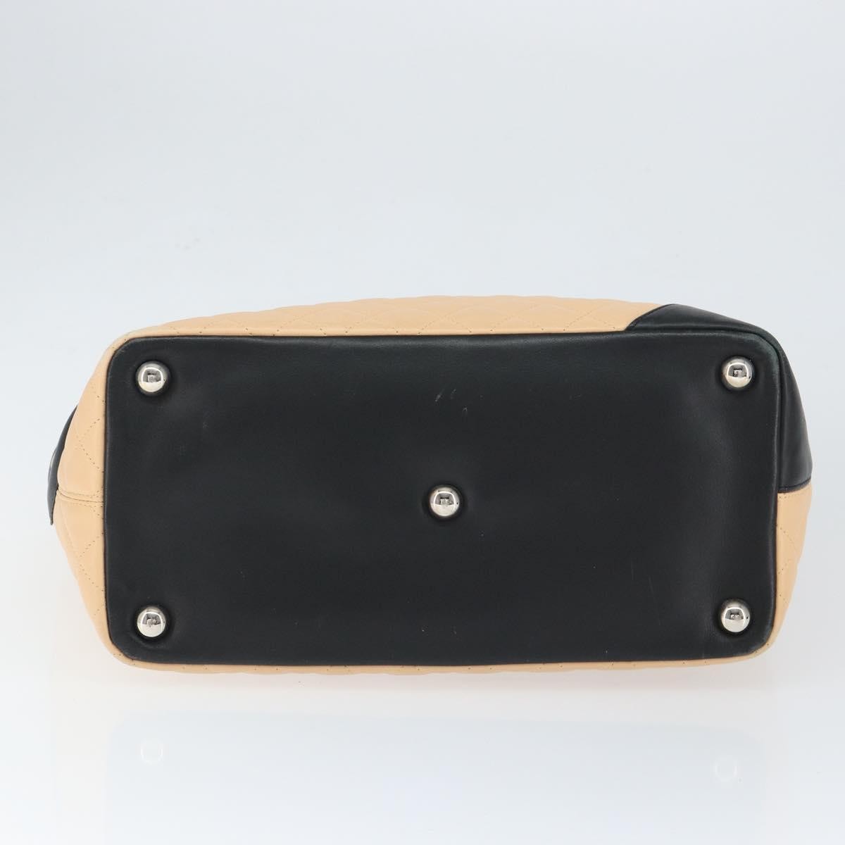 Chanel Cambon Tote Quilted Leather