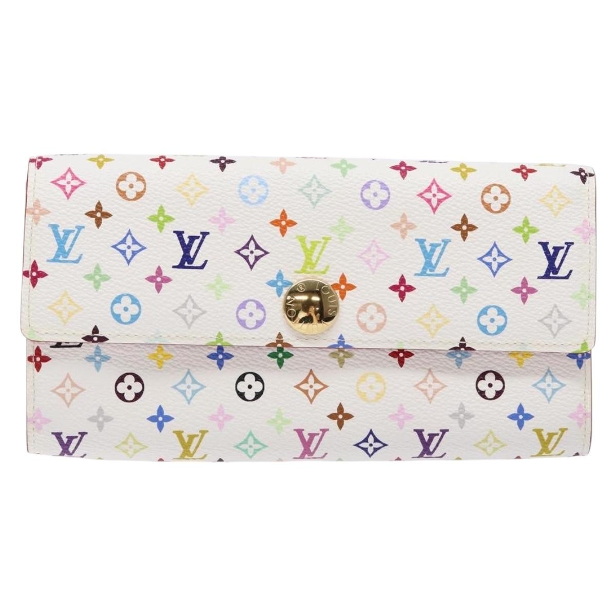 Louis Vuitton Vintage Sarah Wallet Monogram Canvas Multicolor