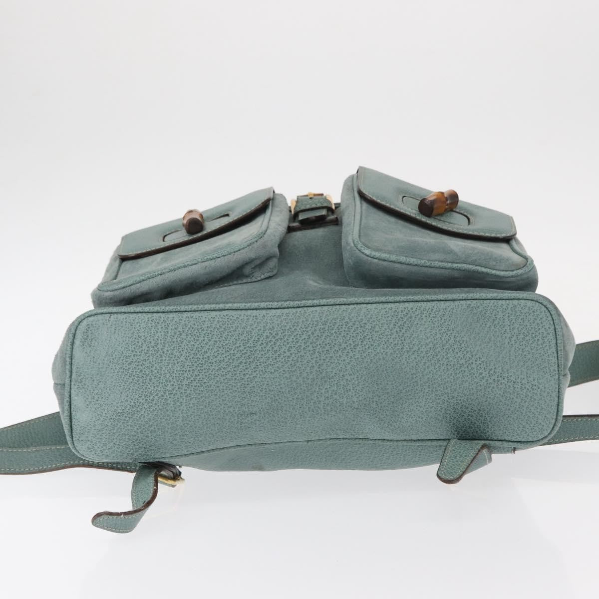 Gucci Vintage Bamboo Backpack Suede