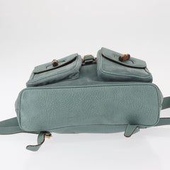 Gucci Vintage Bamboo Backpack Suede