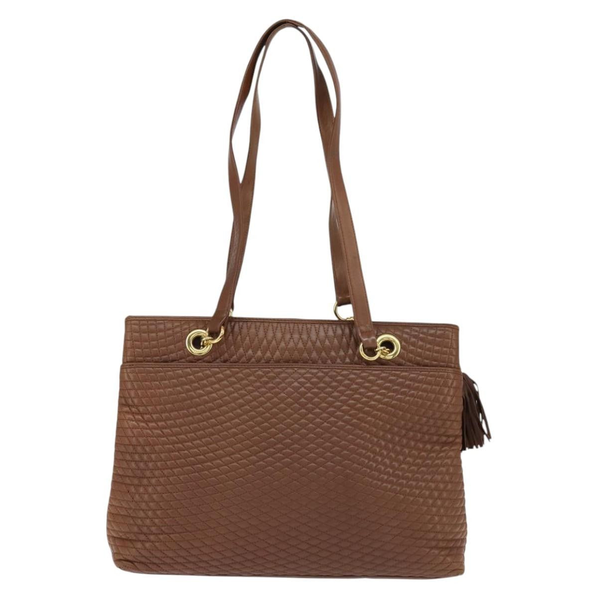 Bally Vintage Tote Bag Leather