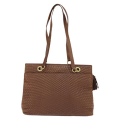 Bally Vintage Tote Bag Leather