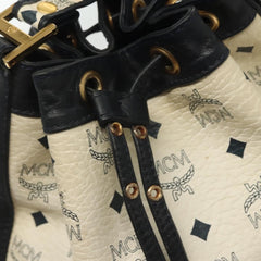 MCM Drawstring Shoulder Bag Leather