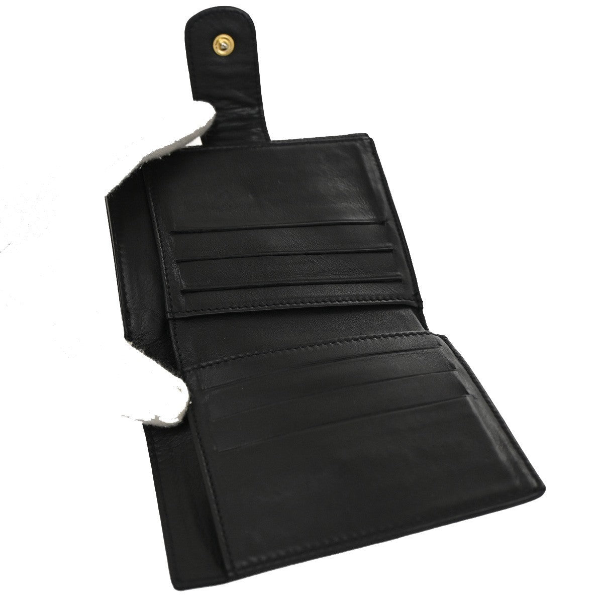 Chanel Timeless Trifold Wallet Leather