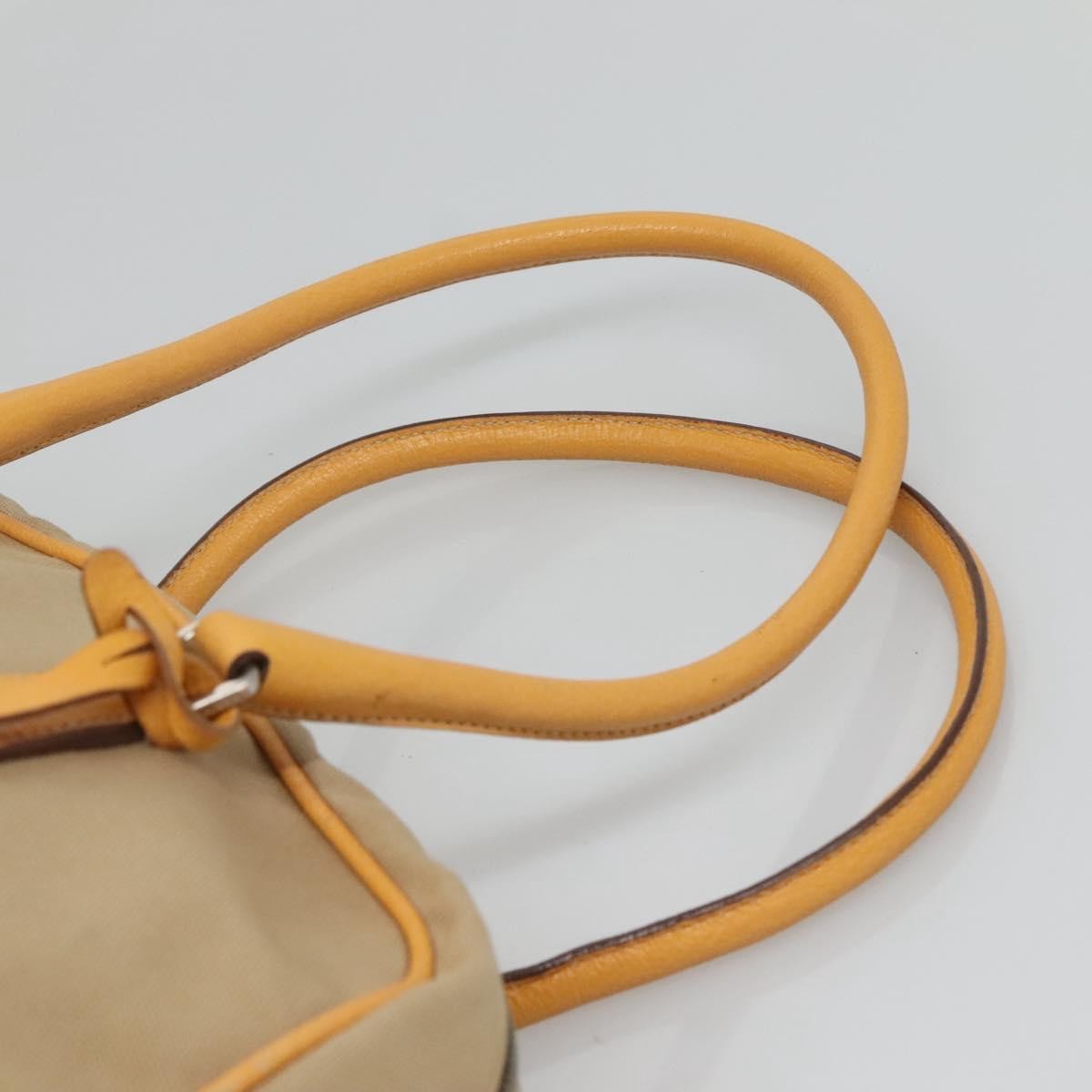 Prada Bauletto Bag Canvas with Leather