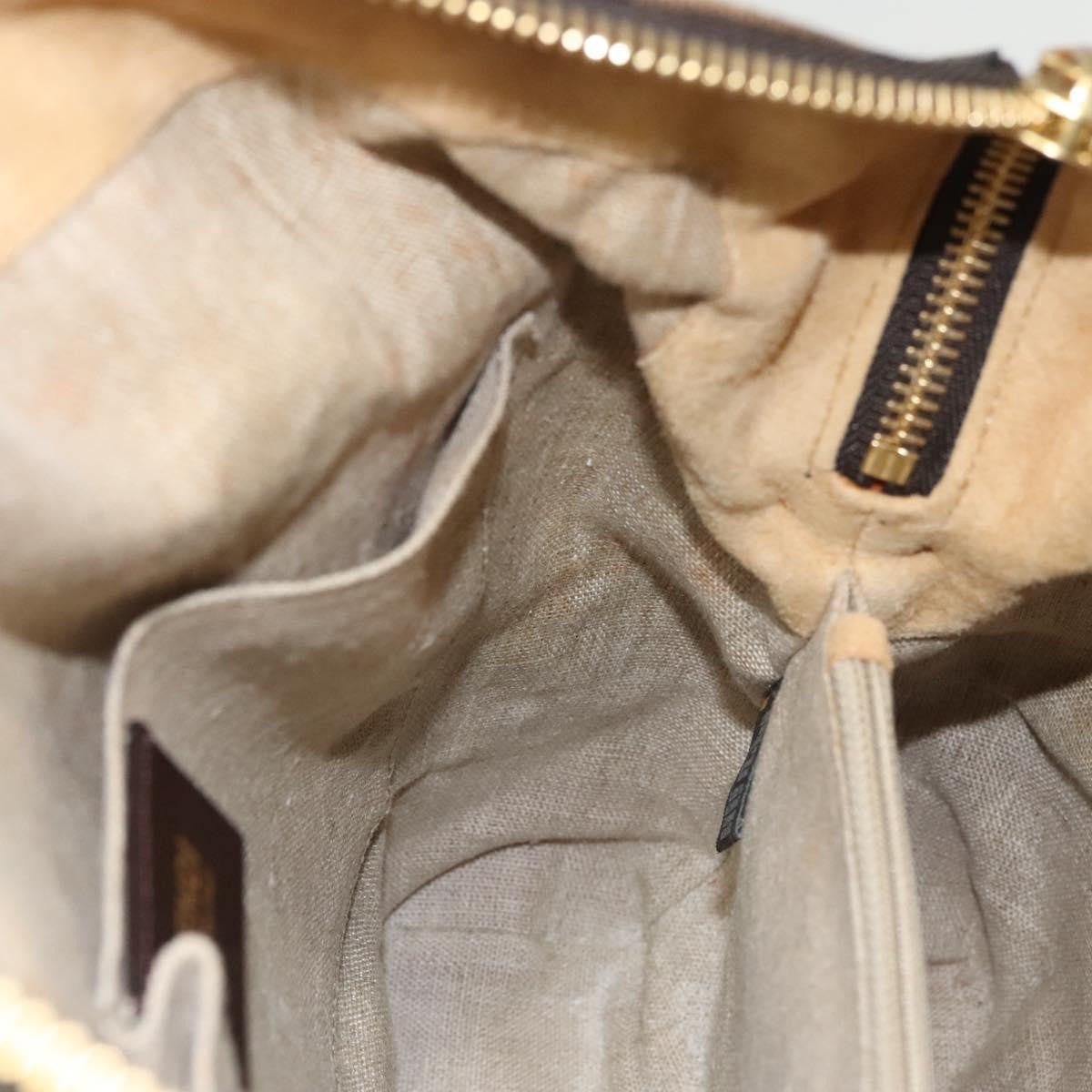 Fendi Pequin 2Bag Canvas and Leather