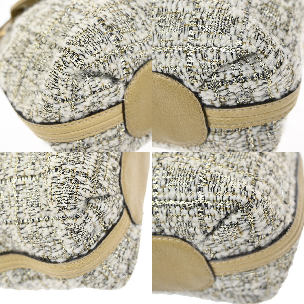 Chloe Elsie Shoulder Bag Tweed Leather