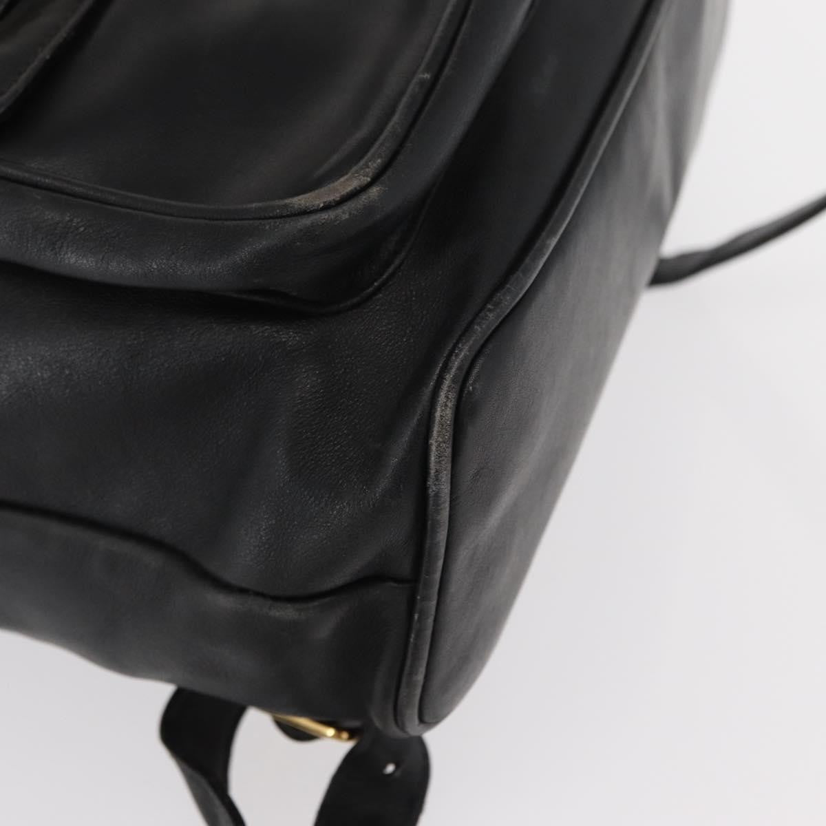 Gucci Vintage Bamboo Backpack Leather